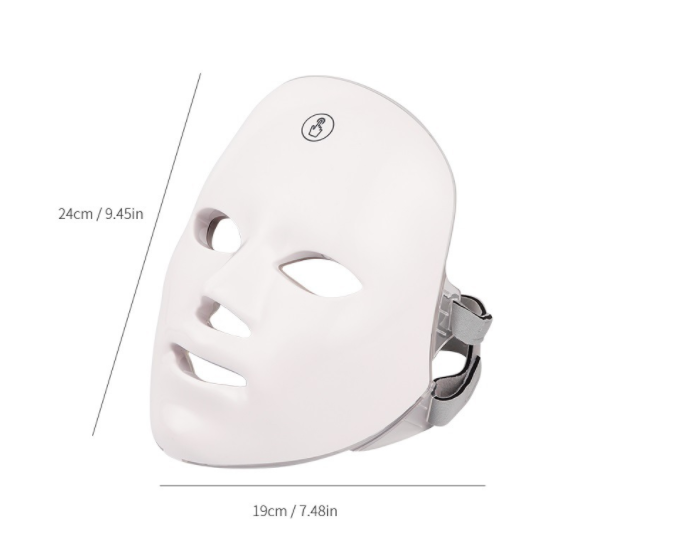 Professional LED Photon Mask – 7 Colour Light Therapy for Face & Neck Renewal