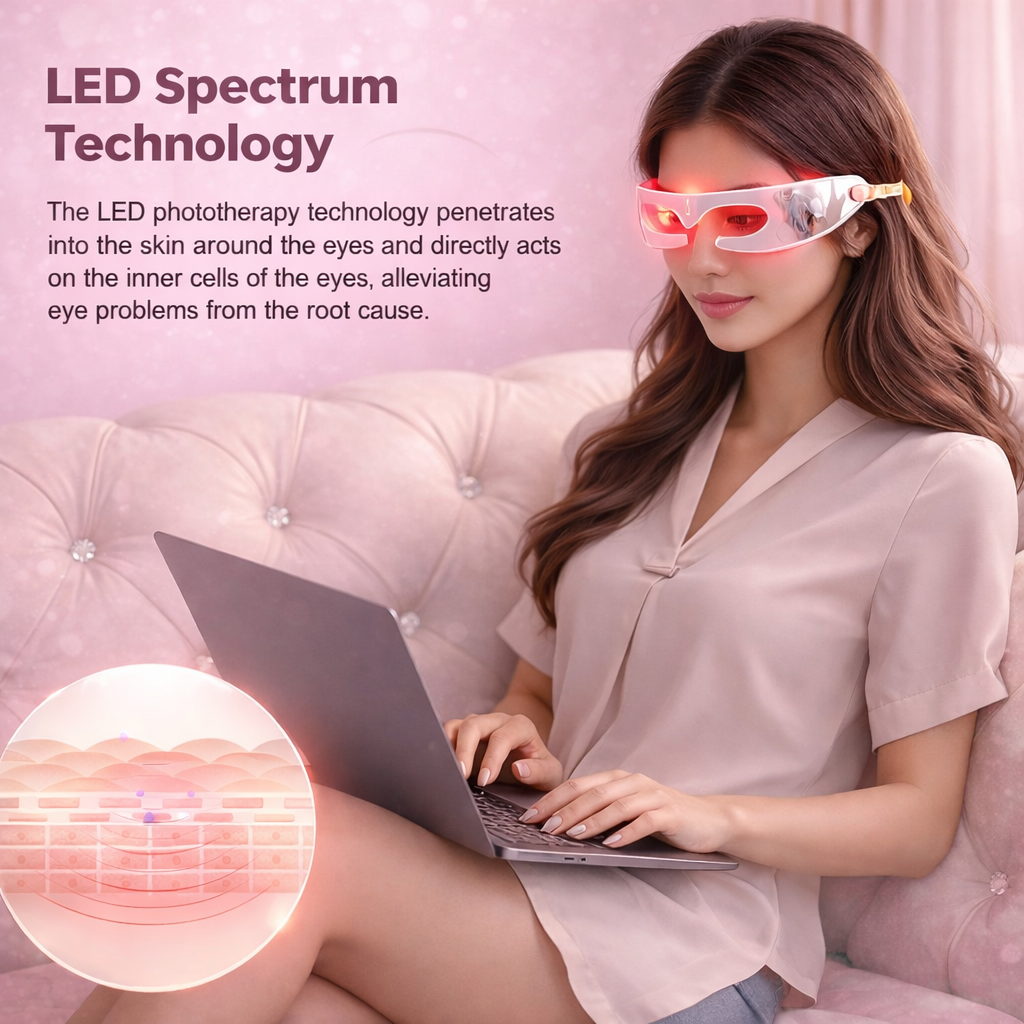 LED Eye Massager – Remove Dark Circles, Eye Bags & Fine Lines