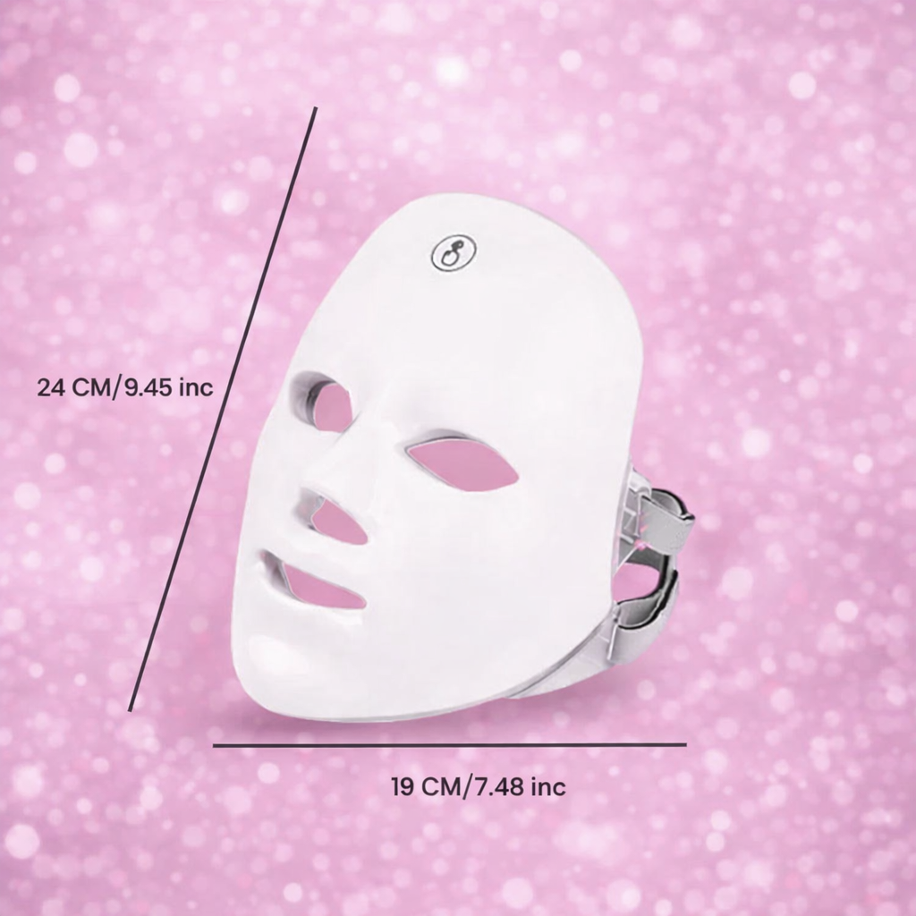 Professional LED Photon Mask – 7 Colour Light Therapy for Face & Neck Renewal