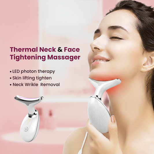 Revitalize Your Neck & Jawline: Thermal Neck Lift Tightening Massager