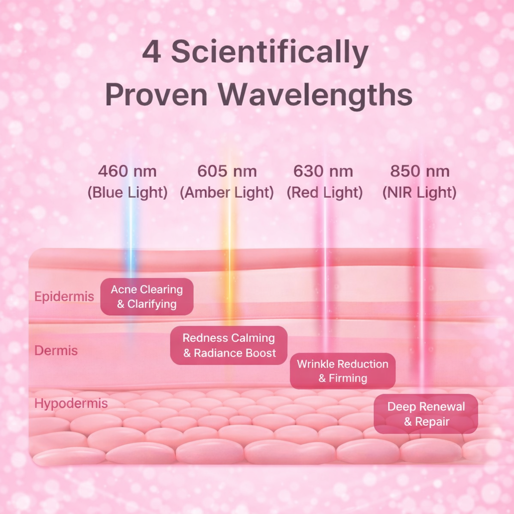 7-Color LED PDT Light Therapy Mask – Silicone Facial Skin Rejuvenation