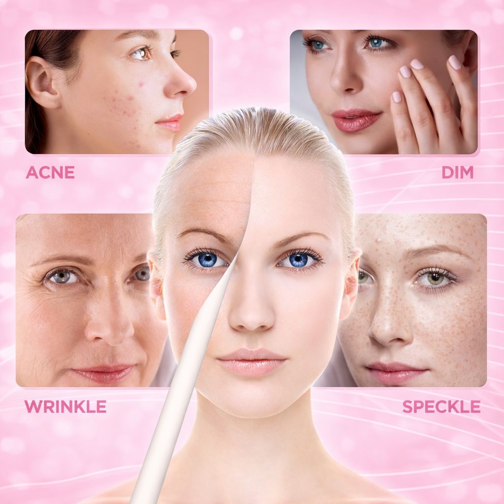 Professional LED Photon Mask – 7 Colour Light Therapy for Face & Neck Renewal