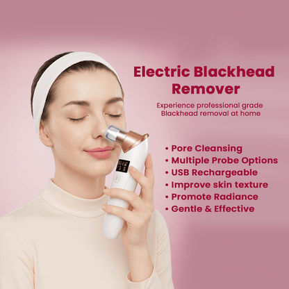 Vacuum Blackhead Remover – Suction Device, Pore Cleaner & Facial Skin Extractor Tool